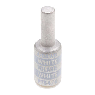 NSI PTS4/0 2/0 AWG Aluminum Center Pin Terminal – White – Aluminum Pin