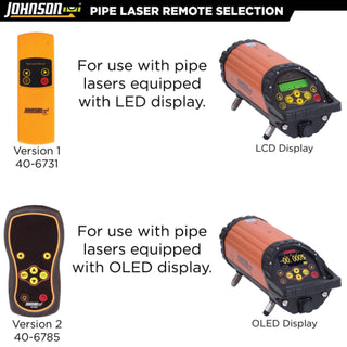 Johnson 40-6690 Electronic Self-Leveling Pipe Laser