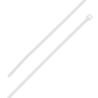 NSI GRP-818 8”, Natural General Purpose 18lb Cable Ties, 100 Pack