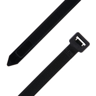 NSI GRP-182500 18”, Black Super Heavy-Duty 250lb Cable Ties, 50 Pack