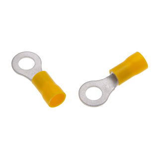 NSI R12-14V-BULK 12-10 Awg Vinyl Insulated Ring 1/4" Stud 500 Per Pack