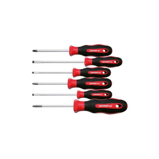 Gedore R38002106 2C-handle-screwdriver set PZ+SL 6pcs