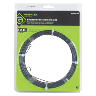 Greenlee RS438-65 Replacement Steel Fish Tape, 65'