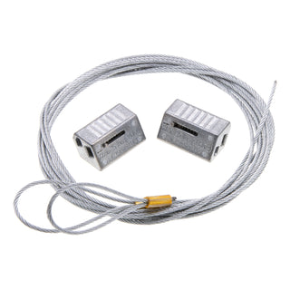 NSI RWC2L5K Looped Cable Kit With Two 10-75lb Cable Locks and 5ft Wire Rope