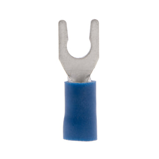 NSI S16-8V-L-P Wire Terminal Spade Locking Vinyl 16-14 AWG 8 Stud Pro Pack Bottle (85 Ea)