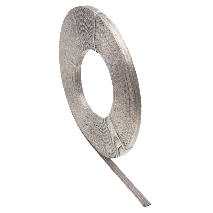 NSI SA582C Flexible Grounding Strap, 100′ Length, 6 AWG, Tin-Plated Copper