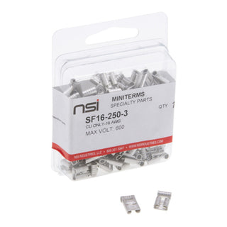 NSI SF16-250-3 16-14 Awg Female Disconnect - 100 Per Pack