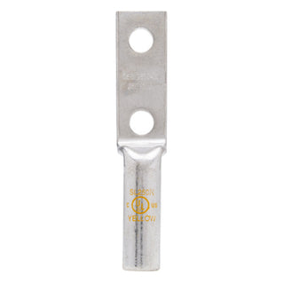 NSI SL250N Copper Long Stacking Lug – Yellow 2-Hole 250 MCM 1/2 Inch