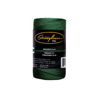 US Tape 35156 #18 Construction Replacement Roll BRAIDED GREEN 250'