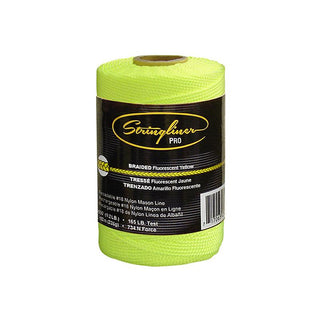 US Tape 35465 #18 Construction Replacement Roll Braided Fluorescent Yellow 500 Feet