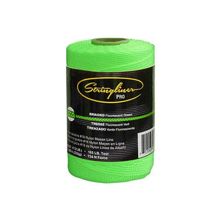 US Tape 35468 #18 Construction Replacement Roll Braided Fluorescent Green 500 Feet