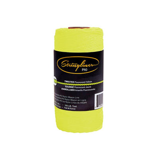 US Tape 35712 #18 Construction Replacement Roll Twisted Fluorescent Yellow 1080 Feet