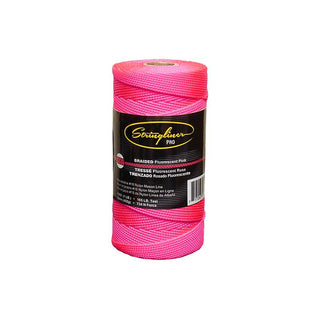 US Tape 35762 #18 Construction Replacement Roll Braided Fluorescent Pink 1000 Feet