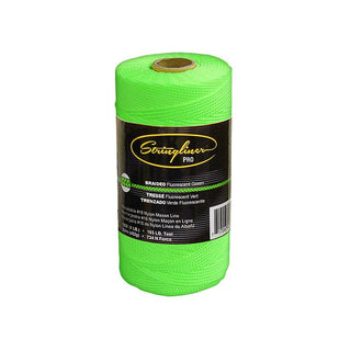 US Tape 35768 #18 Construction Replacement Roll Braided Fluorescent Green 1000 Feet