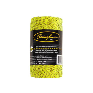 US Tape 35794 #18 Construction Replacement Roll Braided Black/ Fluorescent Yellow 1000 Feet