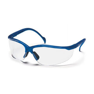 Pyramex SMB1810S Venture II Clear Lens with Metallic Blue Frame