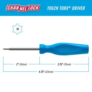 Channellock T062H TORX T6 X 2-Inch Professional Screwdriver