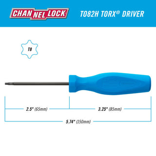 Channellock T082H TORX T8 X 2.5-inch Professional Screwdriver