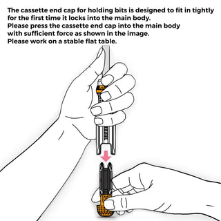 Vessel Tools TD6808MG CRYSTALINE Ratchet Screwdriver with Insert Bits, 8 Pc.