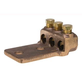 NSI TL250-3L2 Terminal Lug 300-4/0 Bronze 3 Port