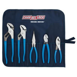 Channellock TOOL ROLL-3 5PC Professional Pliers Set with Tool Roll