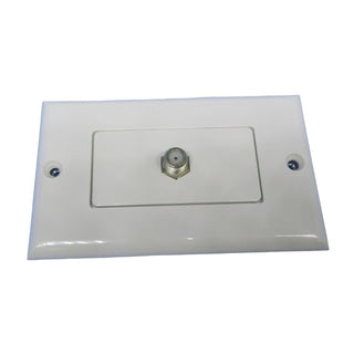 Philmore TV48V Designer "F" Connector Wall Plate