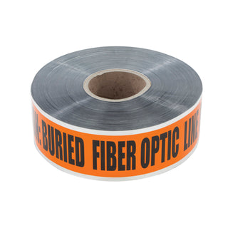 NSI ULTD-342 3 Orange Detectable Underground Line Tape Buried Fiber Optic Line Below