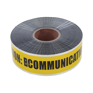 NSI ULTD-343 3 Yellow Detectable Underground Line Tape Buried Communication Line Below