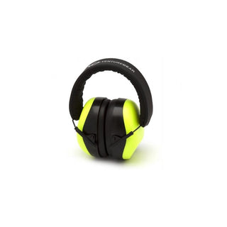 Pyramex VGPM8031C Hi Vis Lime - NRR 26 db Low Profile Hearing Protector - VG Clamshell