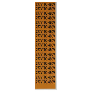 NSI VM-C-37 Voltage Marker Card 277V- 480V