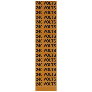 NSI VM-C-7 Voltage Marker Card 240 Volts