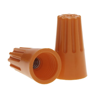 NSI WC-O-C Standard Orange Wire Connector with Quick-Grip Spring, 100 Carton