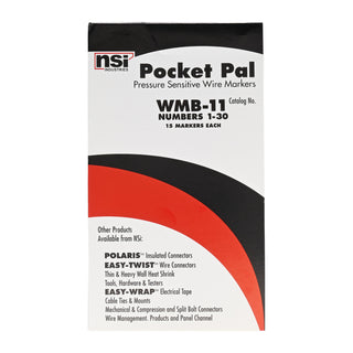 NSI WMB-11 Wire Marker Book 1-30