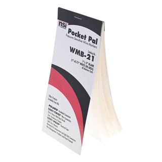 NSI WMB-21 Wire Marker Book 1X3 Blank