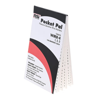 NSI WMB-4 Wire Marker Book 1 2 3