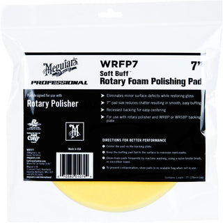 Meguiar's WRFP7 Soft Buff Rotary Foam Polishing Pad 7"