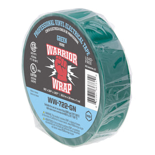 NSI WW-722-GN Professional Green Vinyl Electrical Tape, 7mil, 60ft Long