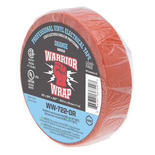 NSI WW-722-OR Professional Orange Vinyl Electrical Tape, 7mil, 60ft Long