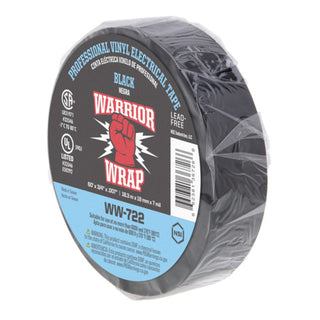 NSI WW-722 Professional Black Vinyl Electrical Tape, 7mil, 60ft Long