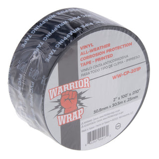 NSI WW-CP-201P Black All-Weather Corrosion Protection Tape, Printed, 100ft Long