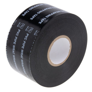 NSI WW-CP-201P Black All-Weather Corrosion Protection Tape, Printed, 100ft Long