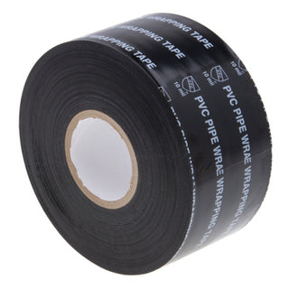 NSI WW-CP-201P Black All-Weather Corrosion Protection Tape, Printed, 100ft Long