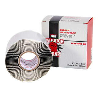 NSI WW-RMR-20 Gray Mastic High Temperature Insulating Tape, 2in Wide, 10ft Long