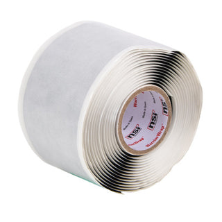 NSI WW-RMR-20 Gray Mastic High Temperature Insulating Tape, 2in Wide, 10ft Long