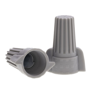 NSI WWC-G-C Grey Winged Wire Connector with Quick-Grip Spring, 50 Carton