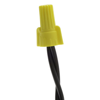 NSI WWC-Y-J1 Yellow Winged Wire Connector with Quick-Grip Spring, 500 Jar