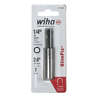 Wiha Tools 71496 2.6" SlimFix Impact Rated 1/4" Bit Holder