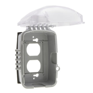 NSI XD110C TORK Turtle Extra-Duty In-Use Weatherproof Outlet Cover, Single Gang 2.75 Inch