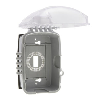 NSI XD110C TORK Turtle Extra-Duty In-Use Weatherproof Outlet Cover, Single Gang 2.75 Inch