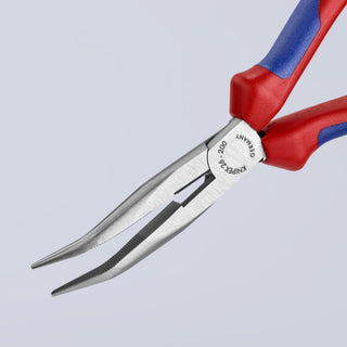 Knipex 26 22 200 SBA 8" Long Nose 40° Angled Pliers with Cutter